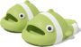 Geweo Badslippers Zachte Vis Slides Non-Slip Zommer EVA Slippers Groen - Thumbnail 1