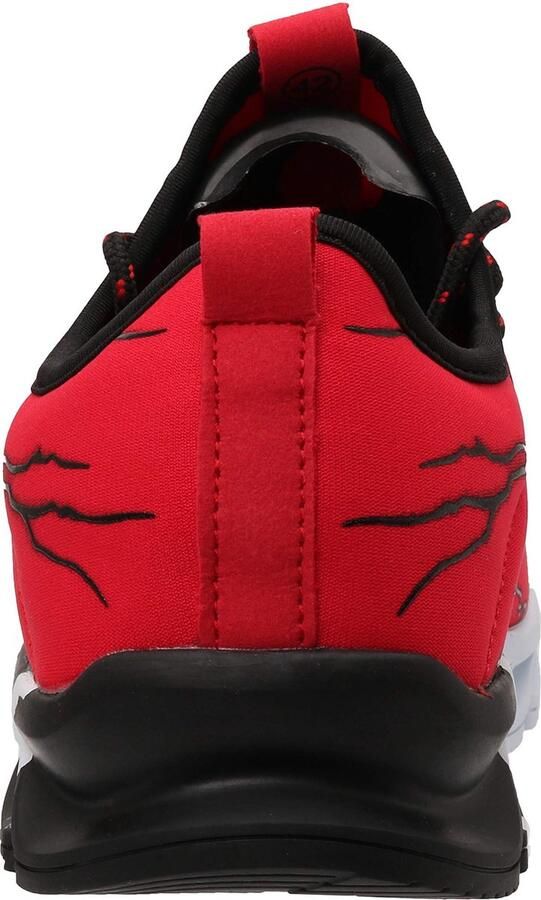 Geweo Sportschoenen Heren Fitnessschoenen Atletiek Gym Joggingsneakers Kerstmis Kerstfeest Christmas Gift Rood - Foto 5