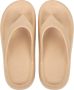 Geweo Slippers Heren Dames EVA Badslippers -Flip Flops Slim Slippers Verdikte Lichtgewicht Super Zacht aan je Voeten Anti-Slip en Stevig Voetbed Anti-lawaai Khaki - Thumbnail 1