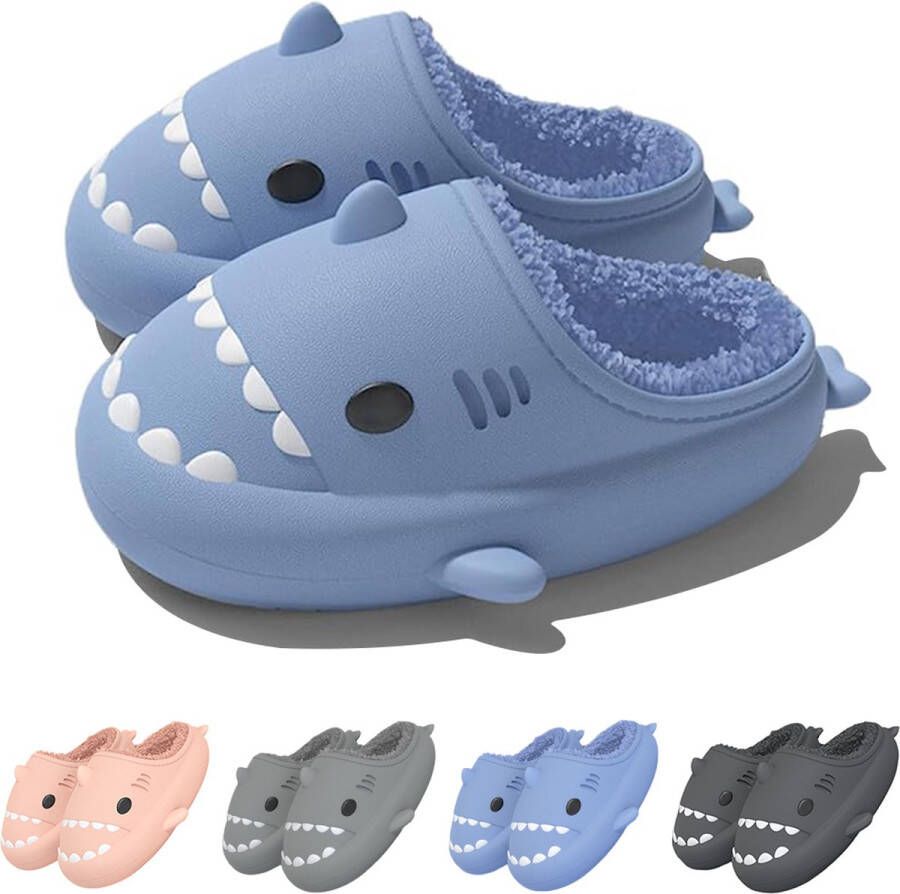 Geweo Pantoffels Dames Sloffen Instappers Dames Winter Pantoffels Open Sloffen Fluffy kastanjebruin - Foto 3