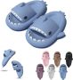 Geweo Shark Slippers Haai Slides Haaien Badslippers EVA -Blauw - Thumbnail 3