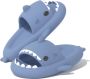 Geweo Shark Slippers Haai Slides Haaien Badslippers EVA -Blauw - Thumbnail 2