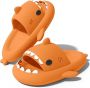 Geweo Shark Slippers Haai Slides Haaien Badslippers EVA -Oranje - Thumbnail 3
