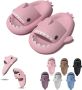 Geweo Shark Slippers Haai Slides Haaien Badslippers EVA -Roze - Thumbnail 1