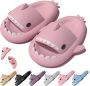 Geweo Shark Slippers Haai Slides Haaien Badslippers EVA -Roze - Thumbnail 2