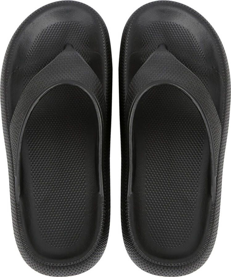 Geweo Slippers Heren Dames EVA Badslippers -Flip Flops Slim Slippers Verdikte Lichtgewicht Super Zacht aan je Voeten Anti-Slip en Stevig Voetbed Anti-lawaai Khaki