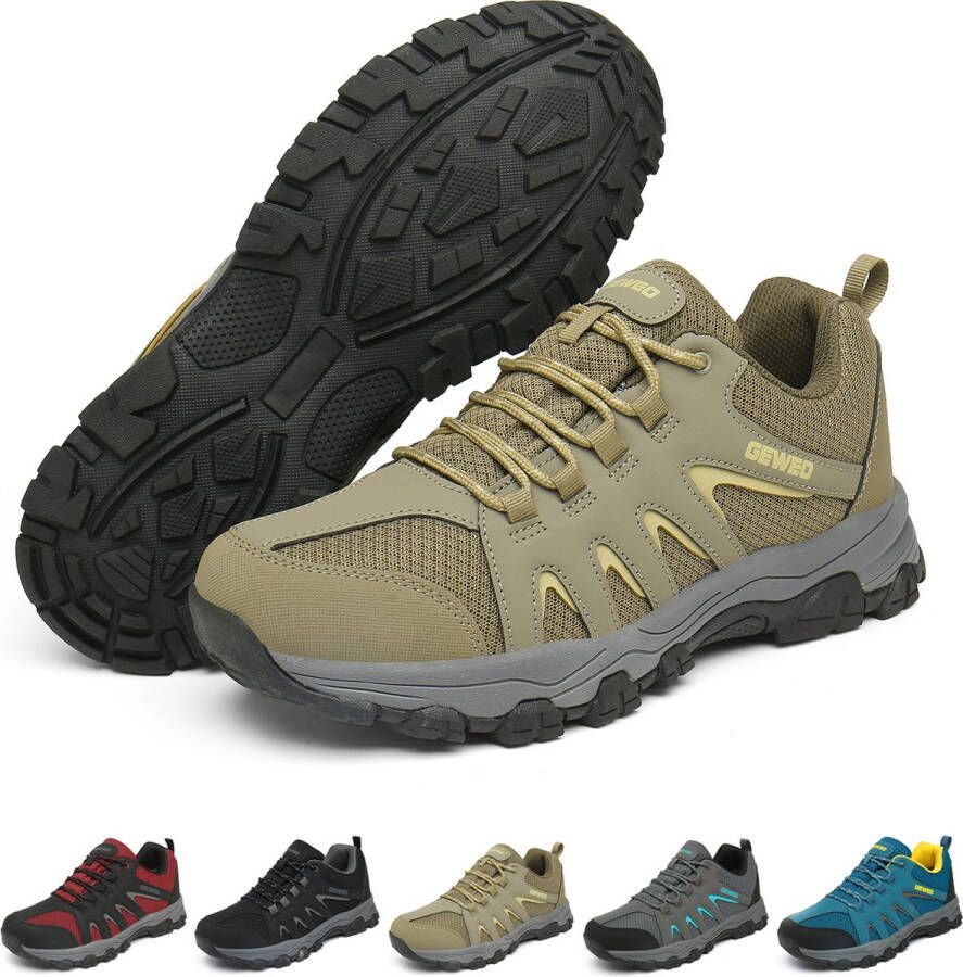 Geweo Wandelschoenen Unisex Outdoorschoenen Outdoor Antislip Waterdicht en Ade d Extra Comfort Kerstmis Kerstfeest Christmas Gift Groente