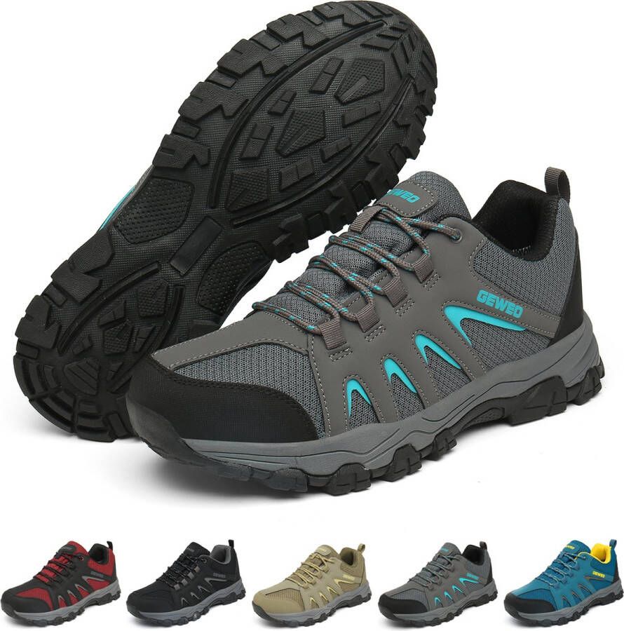 Geweo Wandelschoenen Unisex Outdoorschoenen Outdoor Antislip Waterdicht en Ade d Extra Comfort Kerstmis Kerstfeest Christmas Gift Grijs