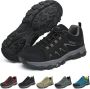 Geweo Wandelschoenen Unisex Outdoorschoenen Outdoor Antislip Waterdicht en Ade d Extra Comfort Kerstmis Kerstfeest Christmas Gift Zwart - Thumbnail 1
