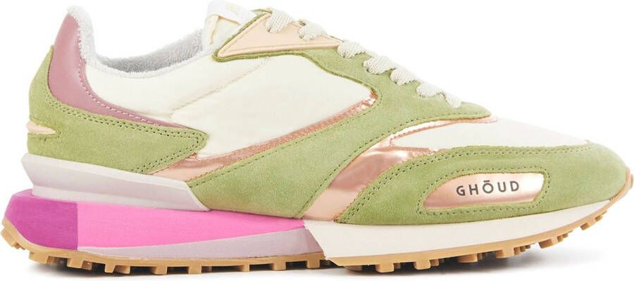 Ghoud Sneakers Dames Lage sneakers Damesschoenen Canvas R2LW Groen
