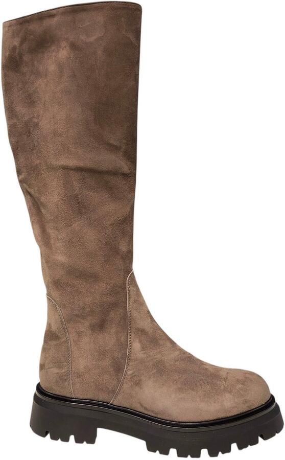 Gianluca Pisati Beige Suede Laarzen Dames Beige