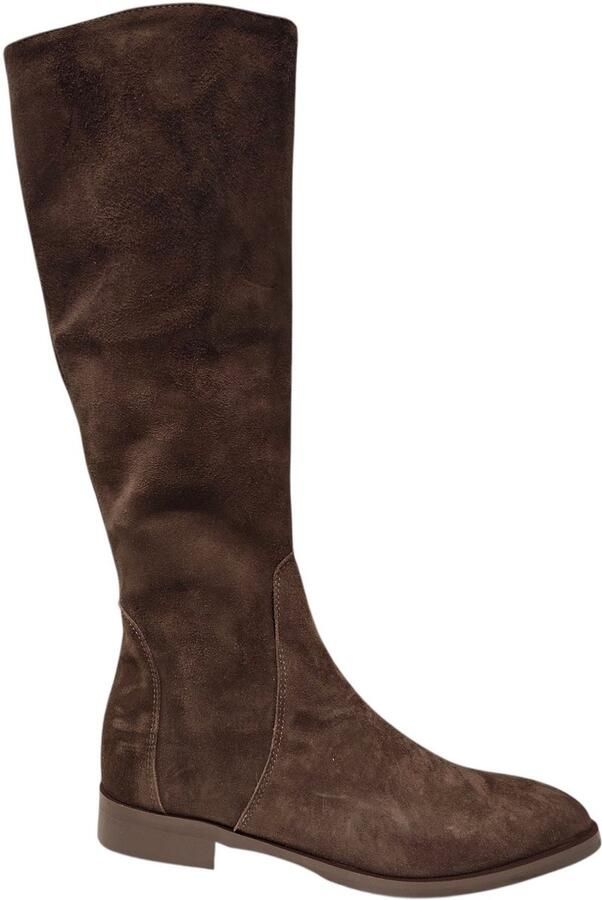 Gianluca Pisati Bruine Suede Dames Laarzen Bruin