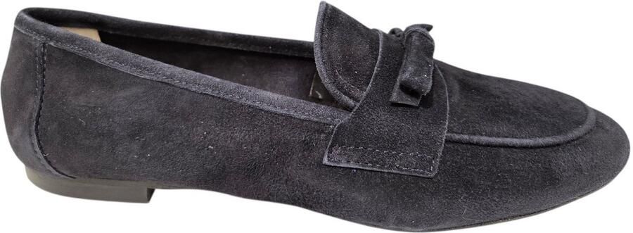 Gianluca Pisati Luna Camoscio Blue Instappers Blauw Suede Dames Blauw