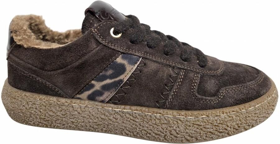 Gianluca Pisati Matilde Mo Maf Mog Sneakers Bruin Suede Dames Bruin