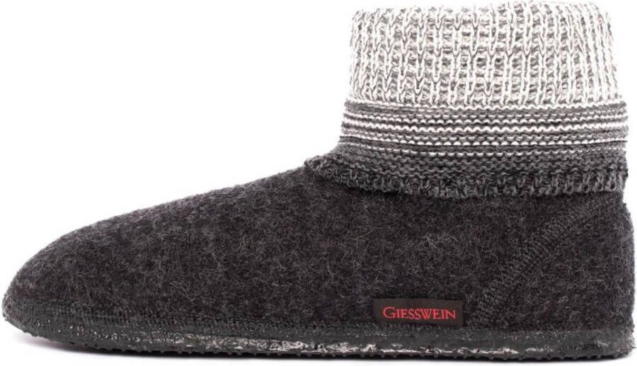 Giesswein Baumkirchen Pantoffel Anthrazit