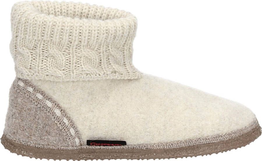 Giesswein FREIBURG~~~~~~~~~~~~~~~~~~~~~~ Dames pantoffels Wit beige