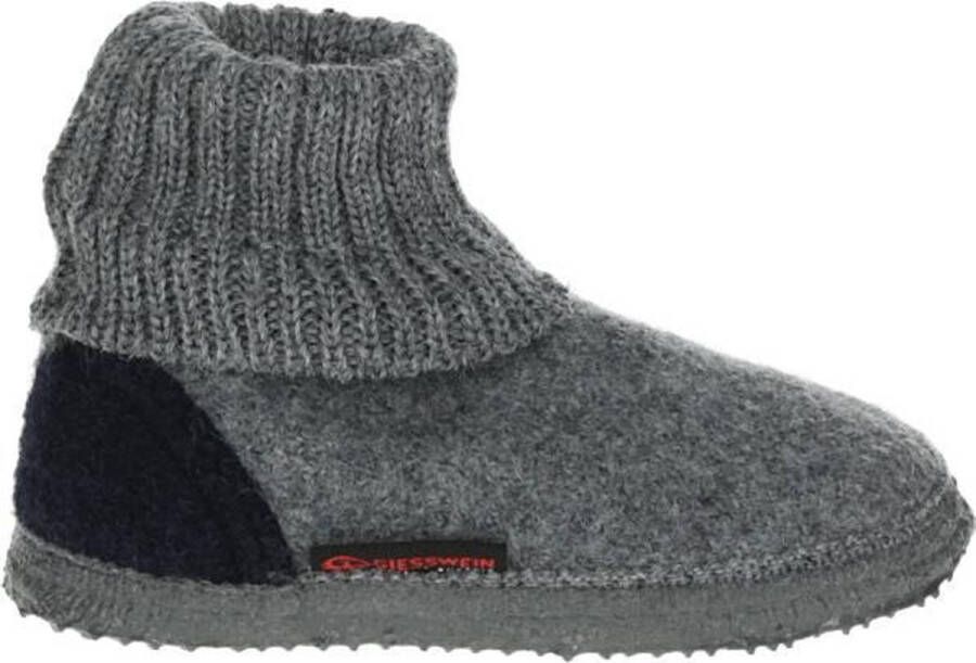 Giesswein KRAMSACH~10035~~~~~~~~~~~~~~~~ Pantoffels Kinderpantoffels Grijs