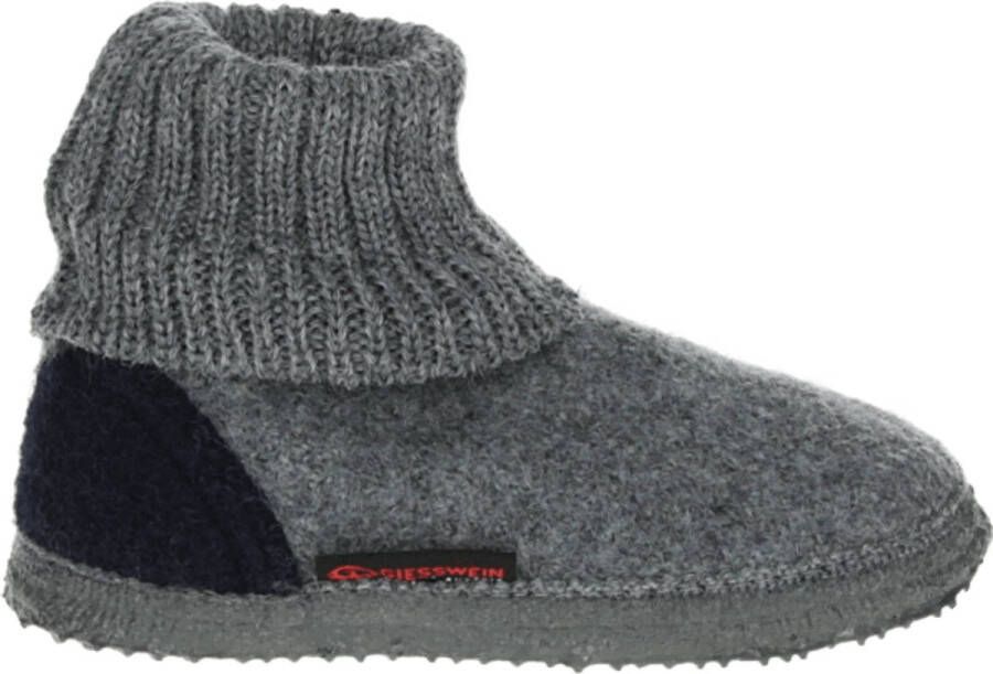 Giesswein KRAMSACH~10035~~~~~~~~~~~~~~~~ Pantoffels Kinderpantoffels Grijs