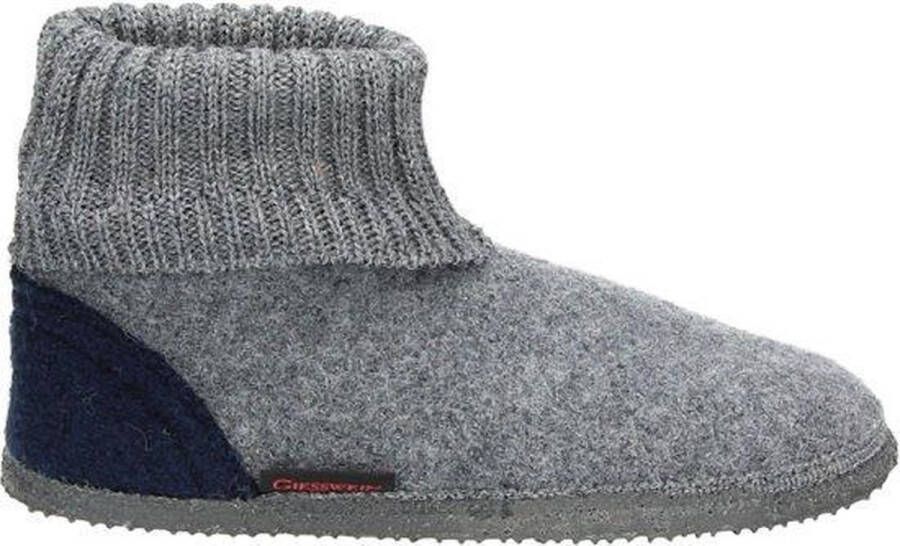 Giesswein KRAMSACH~~~~~~~~~~~~~~~~~~~~~~ Heren pantoffelsDames pantoffels Grijs