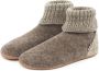 Giesswein Wildpoldsried Taupe Pantoffels - Thumbnail 1