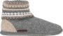 Giesswein Sloffen Vrouwen grijs beige wit - Thumbnail 1