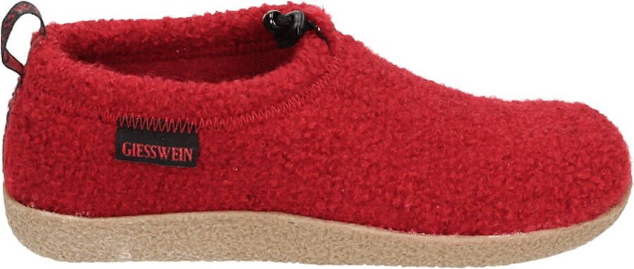 Giesswein VENT Dames pantoffels Rood