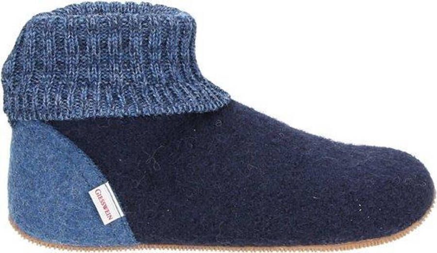 Giesswein WILDPOLDSRIED~~~~~~~~~~~~~~~~~ Dames pantoffelsHeren pantoffels Blauw