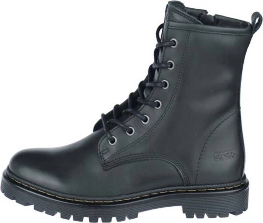 Giga Shoes G4335~~~~~~~~~~~~~~~~~~~~~~~~~ Half-hoog Zwart
