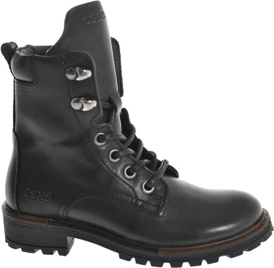 Giga G4039 Meisjes Veterboot Zwart