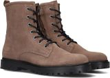 Giga G4200 Veterboots Laarzen Met Veters Meisjes Kids Taupe - Bruin