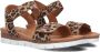 Giga Leopard Sandalen bruin Leer Dames - Thumbnail 8