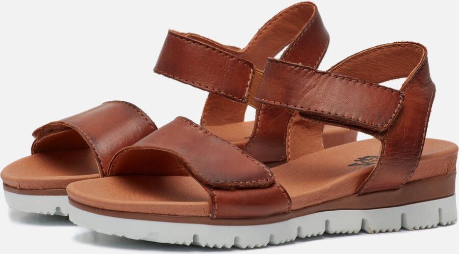 Giga Shoes G4150 Kinderen MeisjesSandalenKindersandalen Cognac - Foto 4