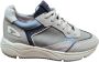 Giga Moon Mist Sneakers zilver Leer Dames - Thumbnail 3