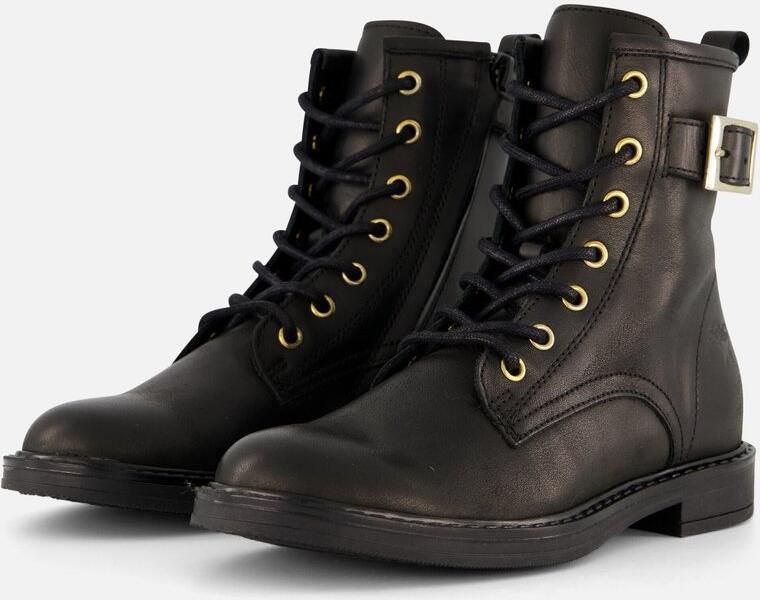 Giga Veterboots zwart Leer Kinderschoenen - Foto 2