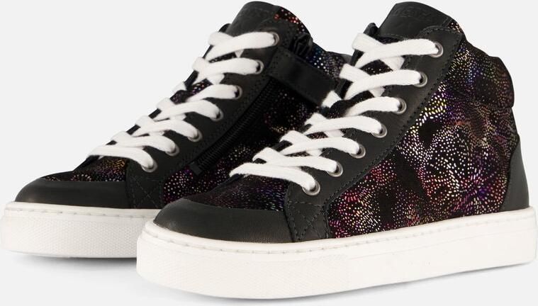 Giga Veterboots zwart Leer Kinderschoenen