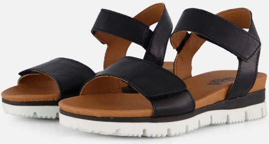 Giga Sandalen zwart Leer