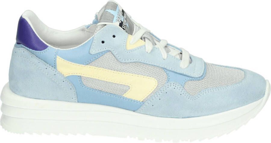 Giga Shoes G4080~~~~~~~~~~~~~~~~~~~~~~~~~ MeisjesLage schoenenKindersneakers Blauw