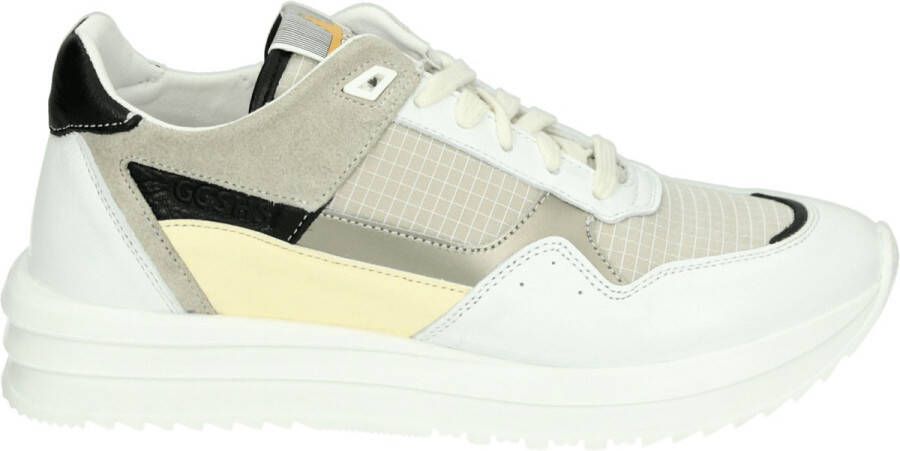 Giga Shoes G4081~~~~~~~~~~~~~~~~~~~~~~~~~ MeisjesLage schoenenKindersneakers Wit beige