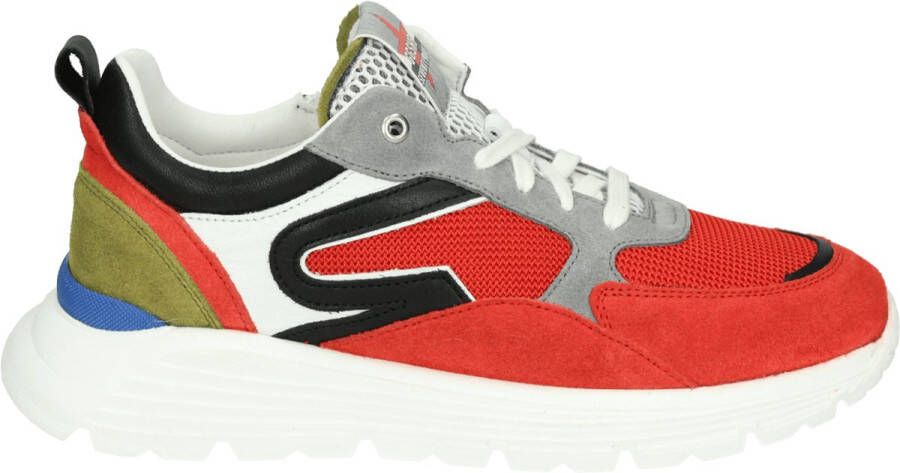 Giga Shoes G4111~~~~~~~~~~~~~~~~~~~~~~~~~ JongensLage schoenenKindersneakers Rood