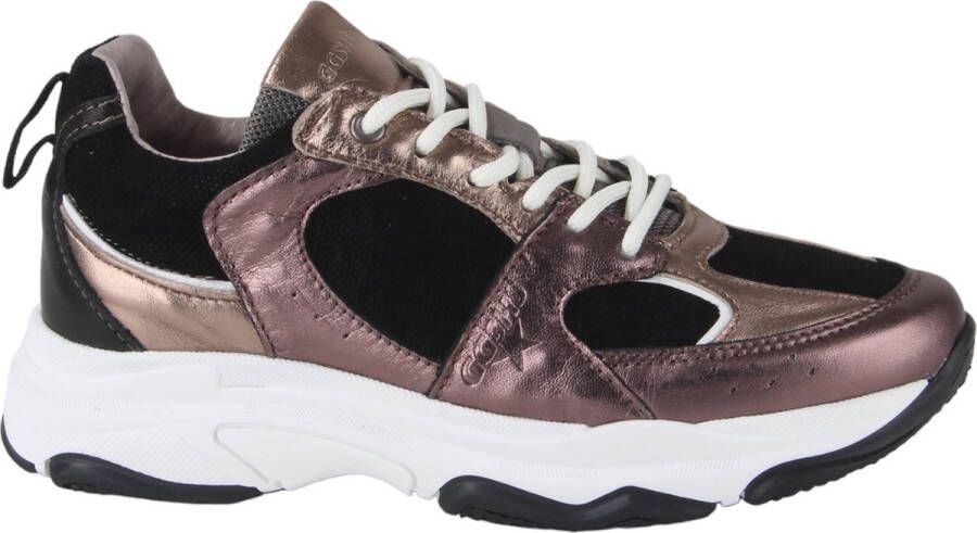 Giga Shoes G4296~~~~~~~~~~~~~~~~~~~~~~~~~ MeisjesLage schoenenKindersneakers Zwart