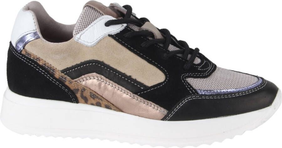 Giga Shoes G4300~~~~~~~~~~~~~~~~~~~~~~~~~ MeisjesLage schoenenKindersneakers Zwart