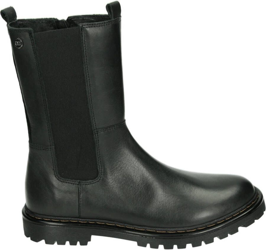 Giga Shoes G4336~~~~~~~~~~~~~~~~~~~~~~~~~ MeisjesLaarzenKinderlaarsjes Zwart