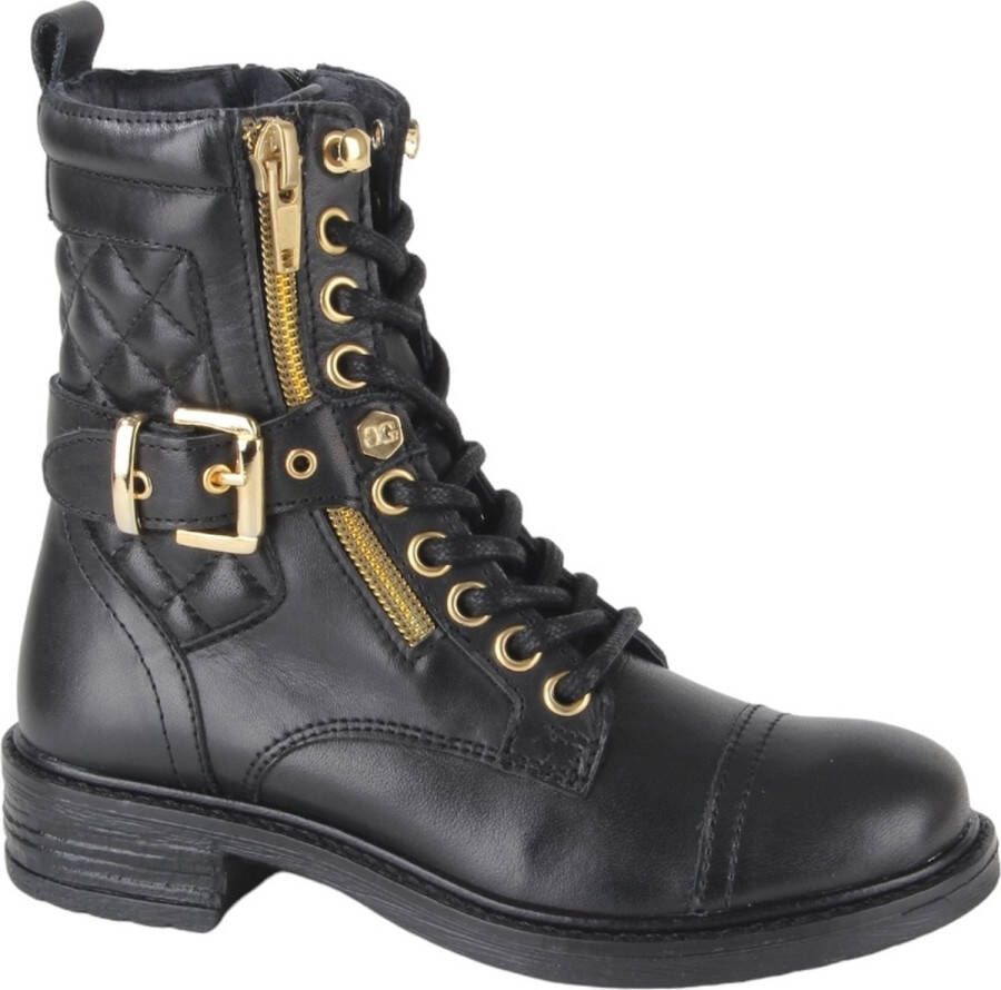 Giga Shoes G4343~~~~~~~~~~~~~~~~~~~~~~~~~ Half-hoog Zwart