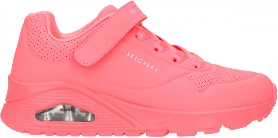 Skechers Uno Neon Shades Sneaker Roze