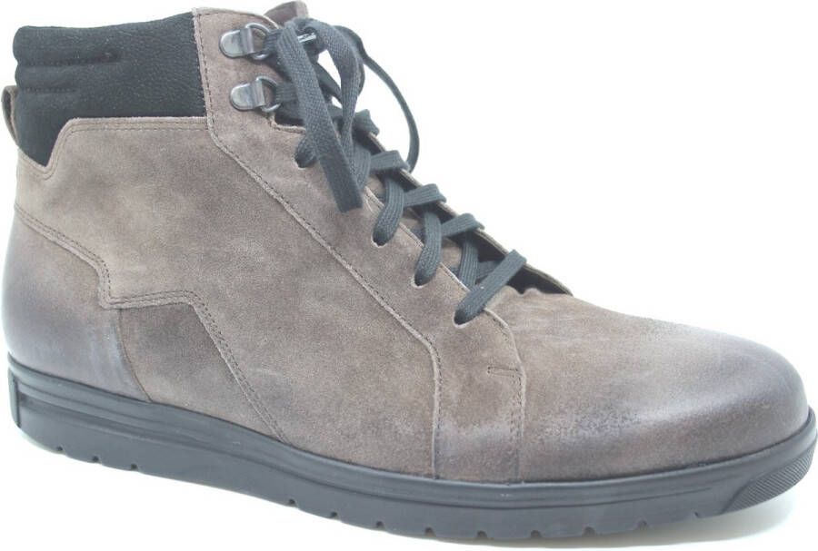 Gijs 2044 205 9960 Taupe suède veterboot wijdte H