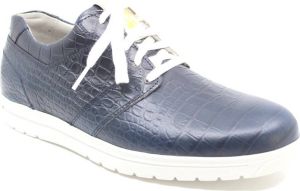 Gijs 2054 204G Blauw G-Wijdte Veterschoenen