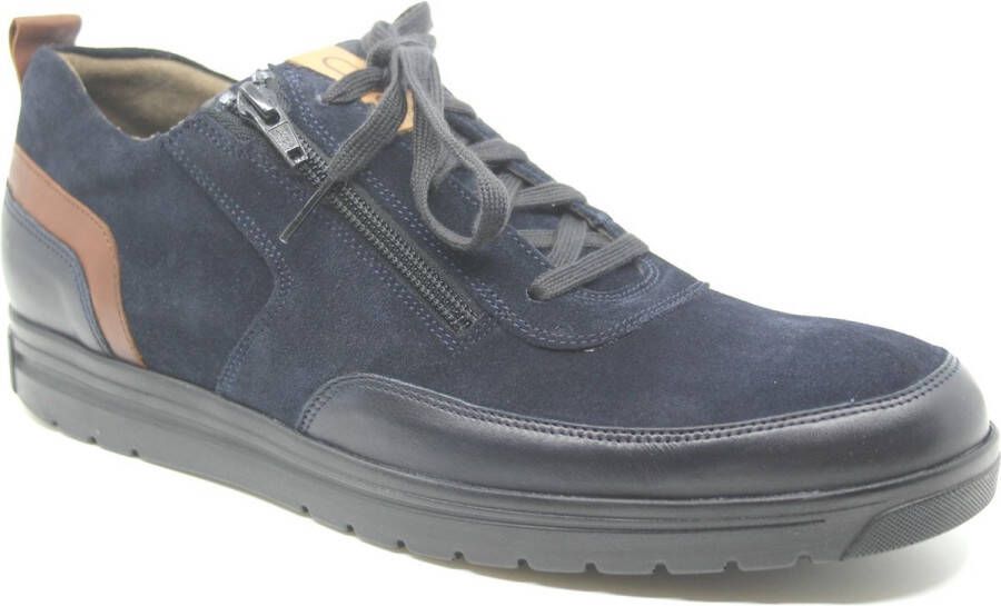 Gijs 2085 202 9183 Blauwe heren sneaker wijdte E