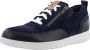 Gijs 2085 Blauwe sneaker met witte veter H Kleur Blauw) - Thumbnail 3