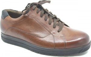 Gijs 2090 208 9301 Cognacbruine herensneakers wijdte K