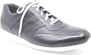 Gijs 2093 905 6804 Blauwe leren sneakers